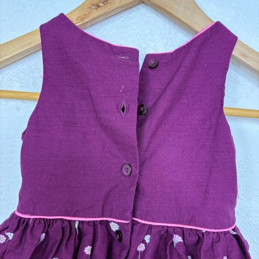 Little Golden Book Moments Girls‎ Purple Kitten Print Dress 2T Toddler